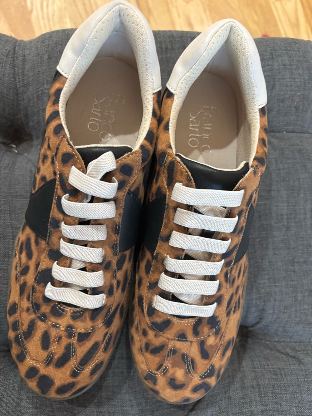 Franco Sarto Brand New Leopard Print Women’s Sneakers - size 9